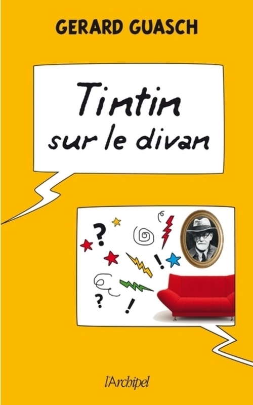 Couverture ebook de Tintin sur le divan, de Gérard Guasch