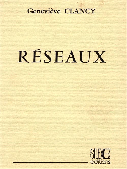 ebook cover of Réseaux, by Genevieve Clancy