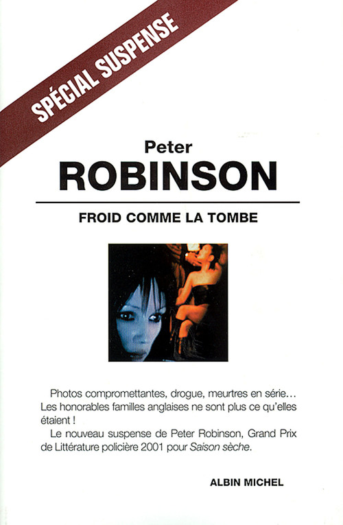 ebook cover of Froid comme la tombe, by Peter Robinson
