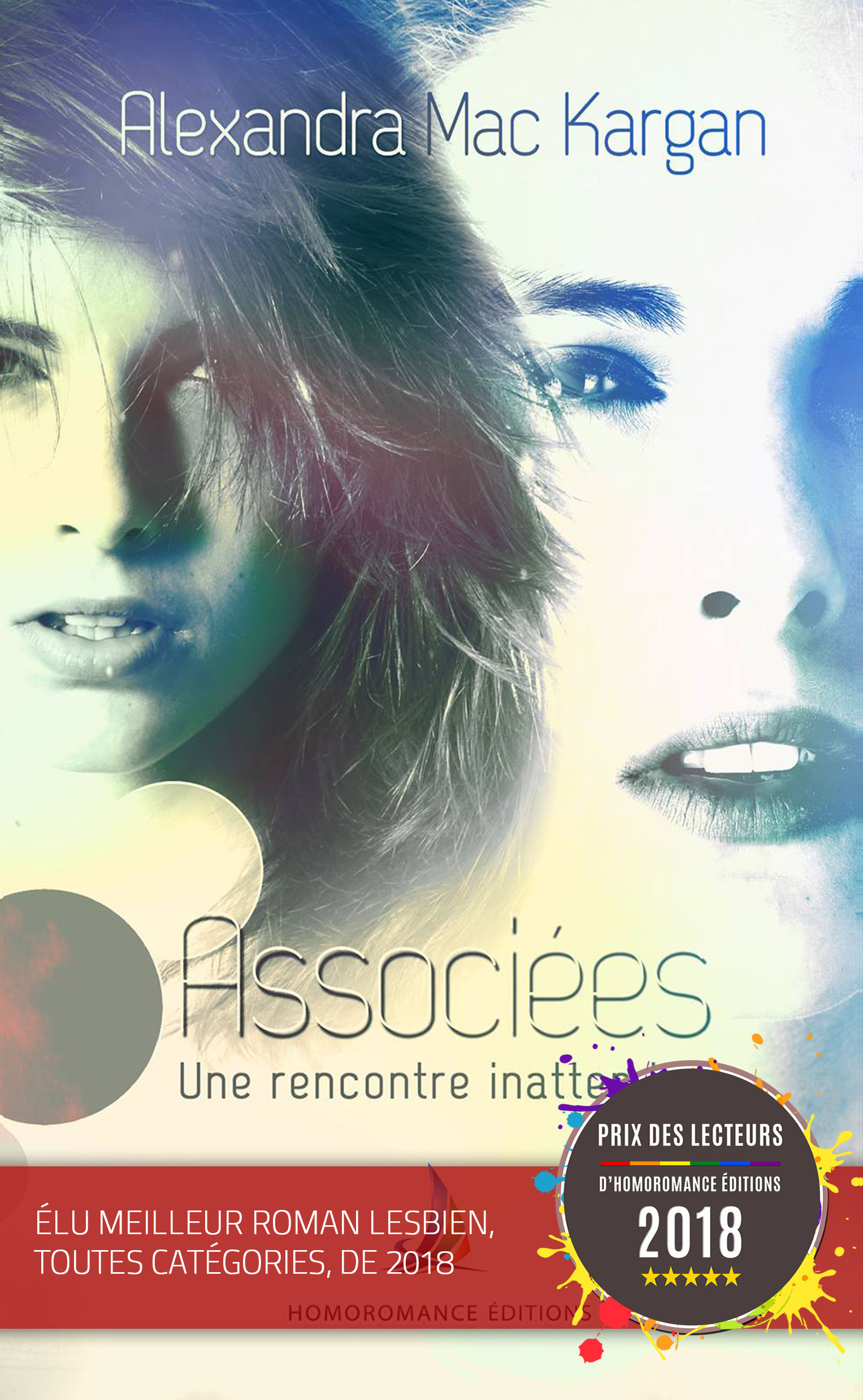 Couverture ebook de Associées, une rencontre inattendue | Roman lesbien, livre lesbien, de Alexandra Mac Kargan