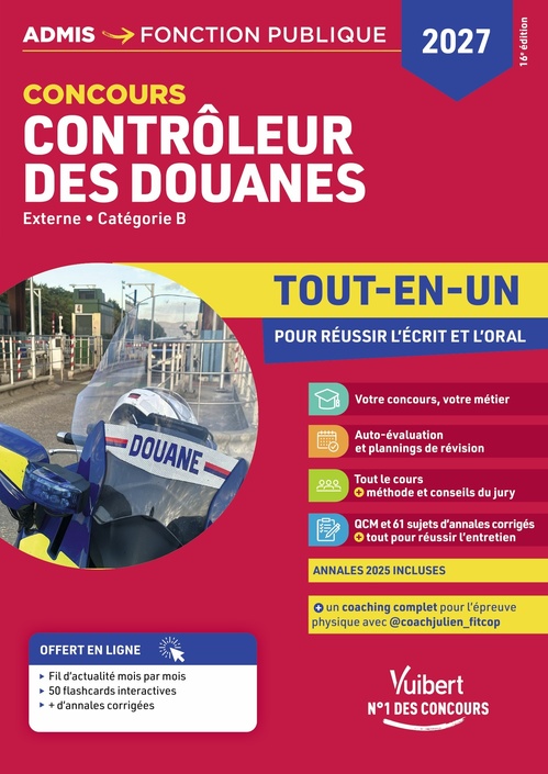 ebook cover of Concours Contrôleur des douanes 2027-2028 - Tout-en-un, by Dominique Dumas, Louise Eisenstein, Pascal Eynard, René Guimet, Mélanie Hoffert, Frédéric Ingelaere, Thibaut Klinger, Pi