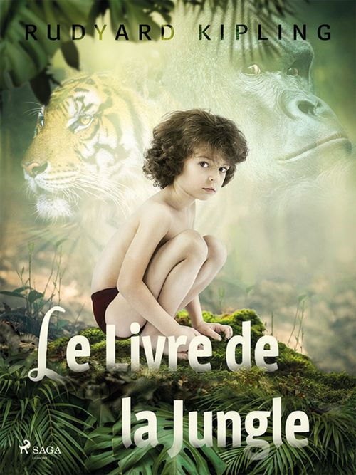 ebook cover of Le Livre de la Jungle, by Rudyard Kipling