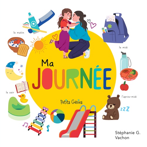 ebook cover of Ma journée, by Stéphanie G. Vachon
