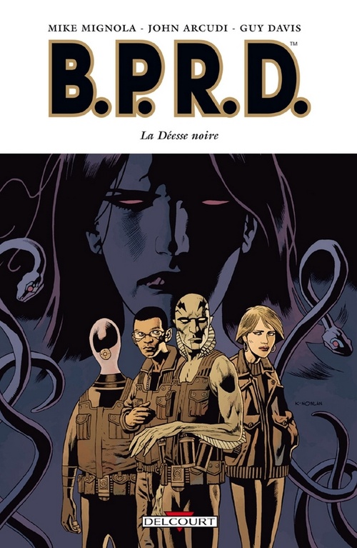 ebook cover of BPRD T10 - La Déesse noire, by John Arcudi, Guy Davis, Mike Mignola