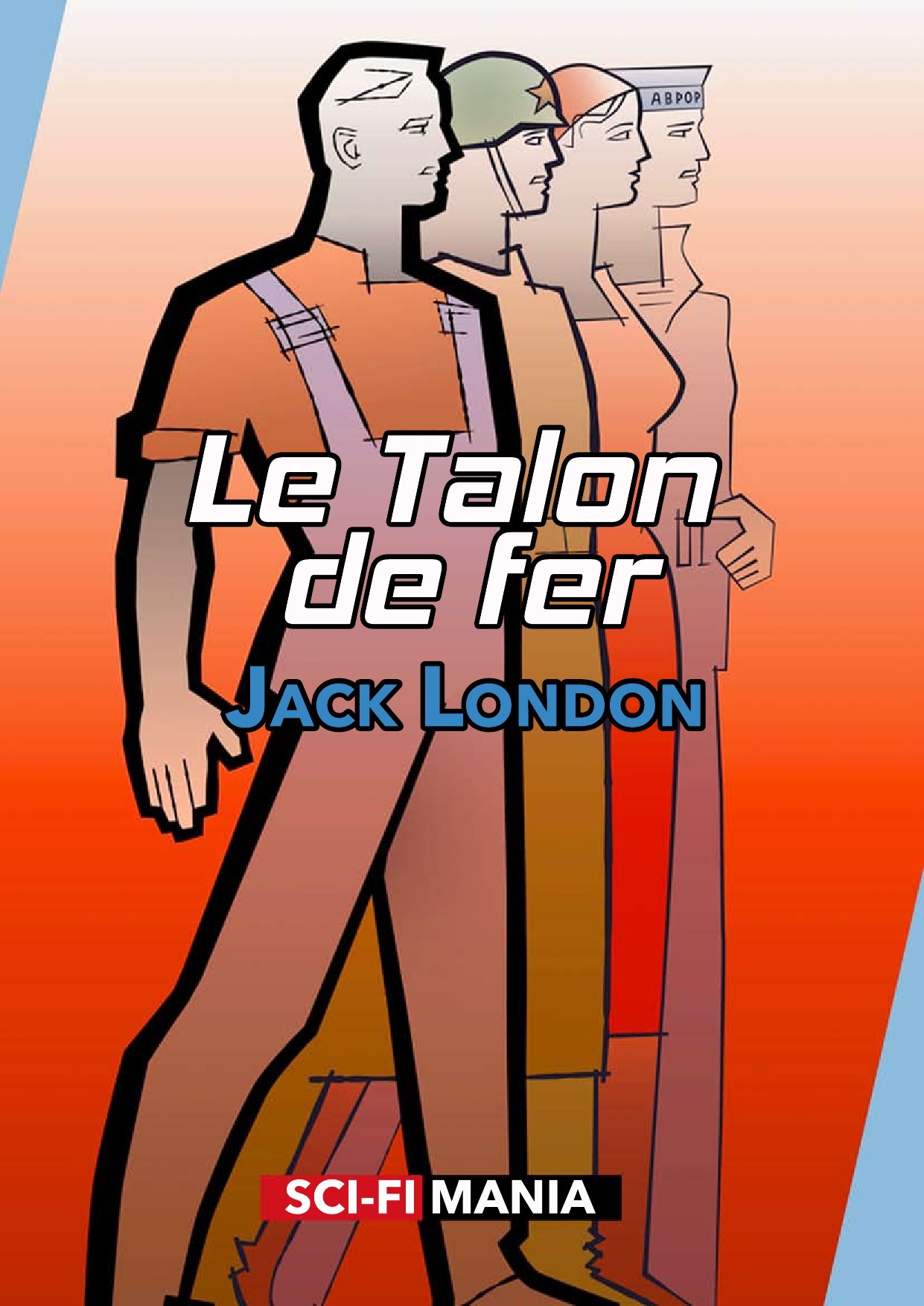 ebook cover of Le Talon de fer, by Jack London