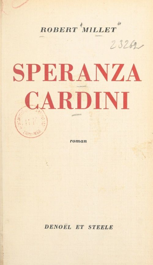 Couverture ebook de Speranza Cardini, de Robert Millet