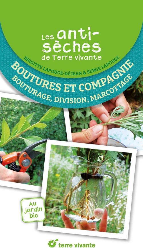 Couverture ebook de Les antisèches de Terre vivante : Boutures et compagnie, de Collectif