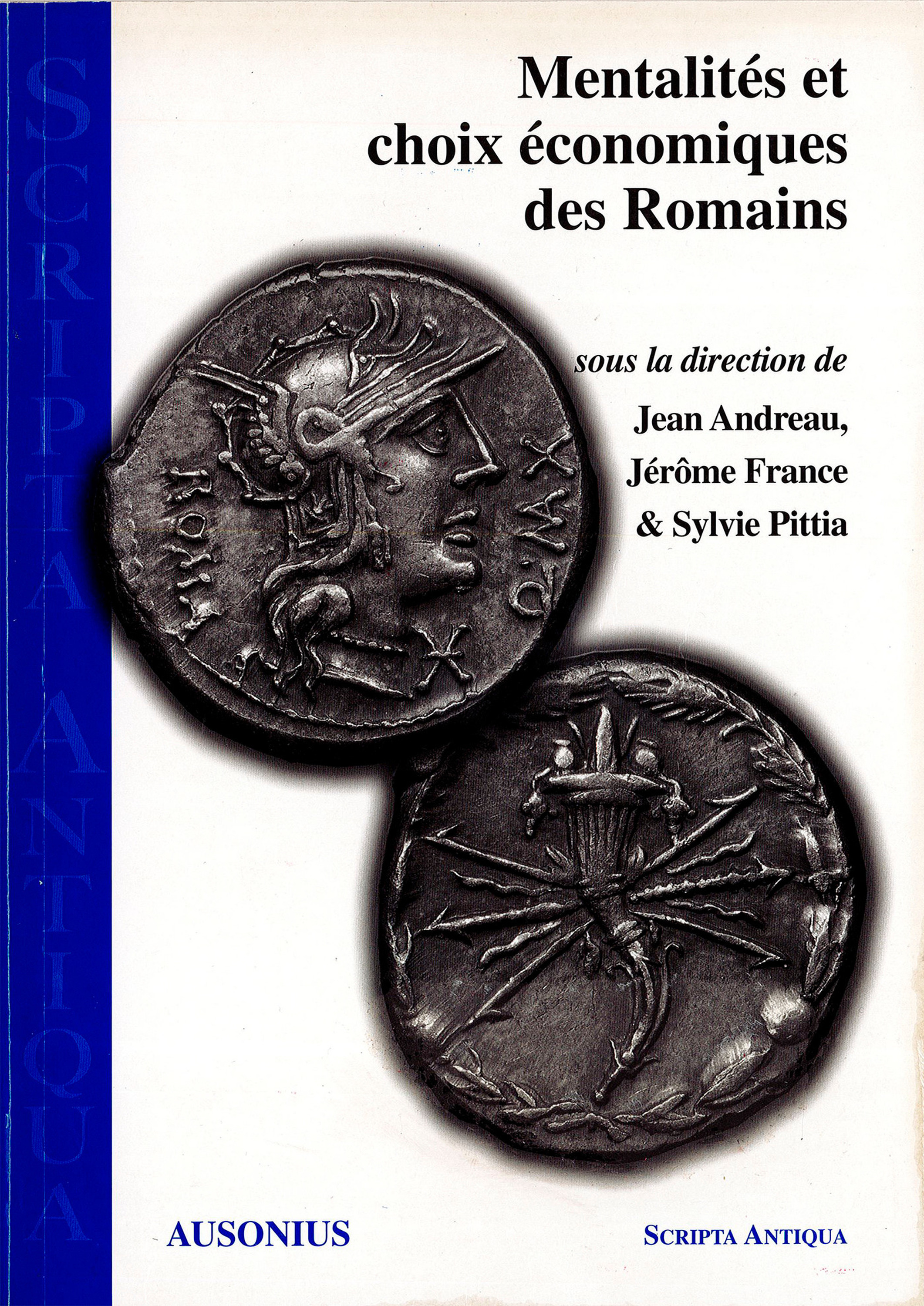 Couverture ebook de Mentalités et choix économiques des Romains, de Andreau/France