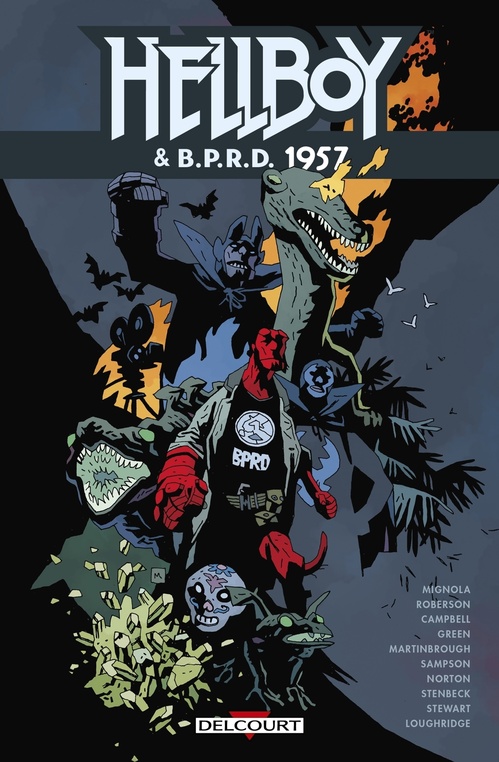 Couverture ebook de Hellboy et BPRD T09 - 1957, de Mike Mignola