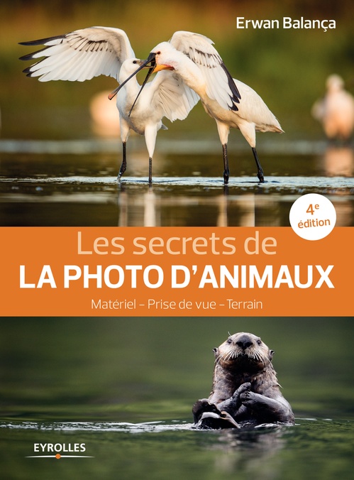 Couverture ebook de Les secrets de la photo d'animaux, de Erwan Balança