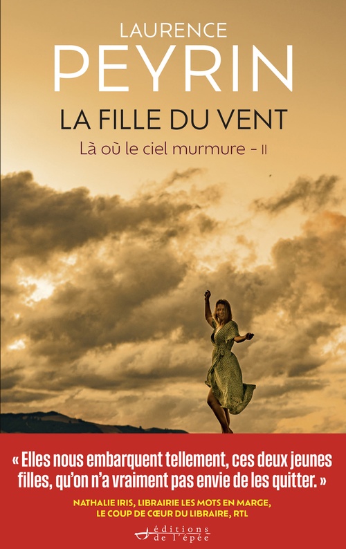 ebook cover of La Fille du vent : Là où le ciel murmure, tome 2, by Laurence Peyrin