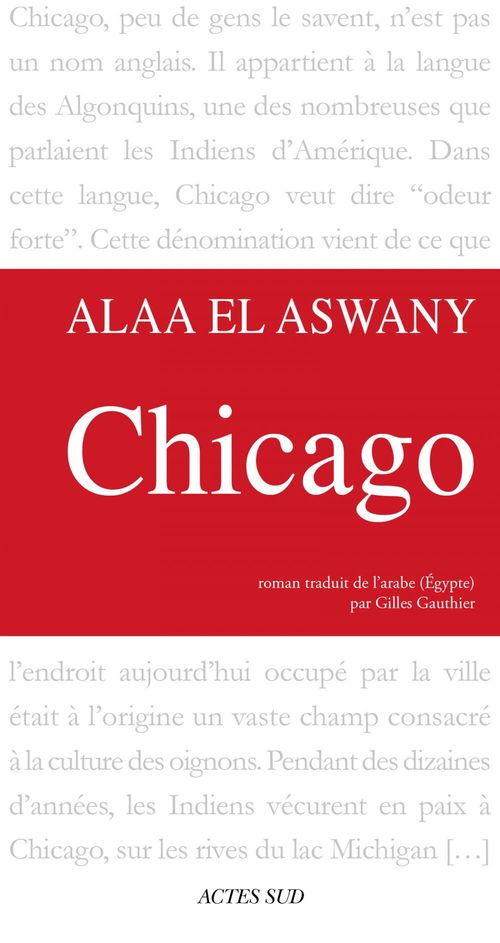 Couverture ebook de Chicago, de Alaa El Aswany