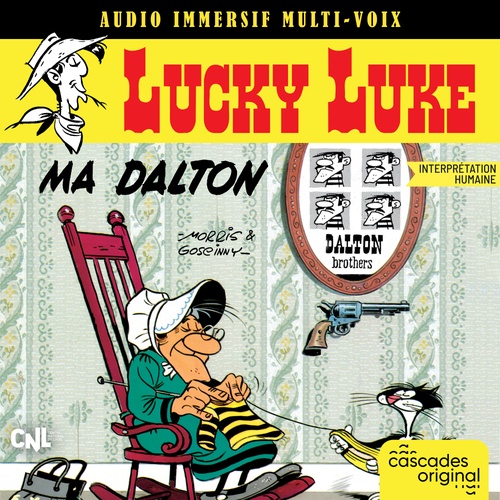audiobook cover of Lucky Luke - Ma Dalton (Multi-Voix), by Morris, René Goscinny
