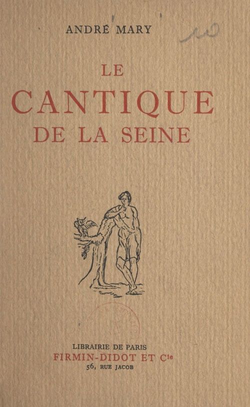 ebook cover of Le cantique de la Seine, by Andre Mary