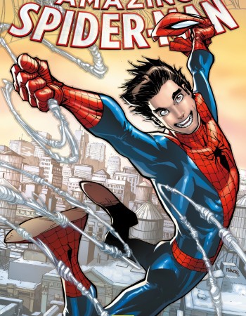 ebook cover of The Amazing Spider-Man (2014) T01, by Christos n. Gage, Dan Slott, Giuseppe Camuncoli, Humberto Ramos