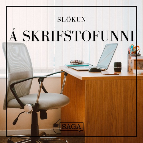 Couverture audiobook de Á skrifstofunni - lyklaborð, pappír og kaffibollar, de Rasmus Broe