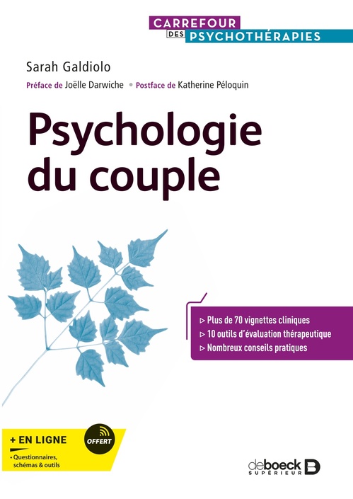 Couverture ebook de Psychologie du couple, de Sarah Galdiolo