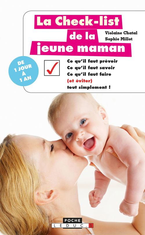 ebook cover of La check-list de la jeune maman, by Violaine Chatal, Sophie Millot