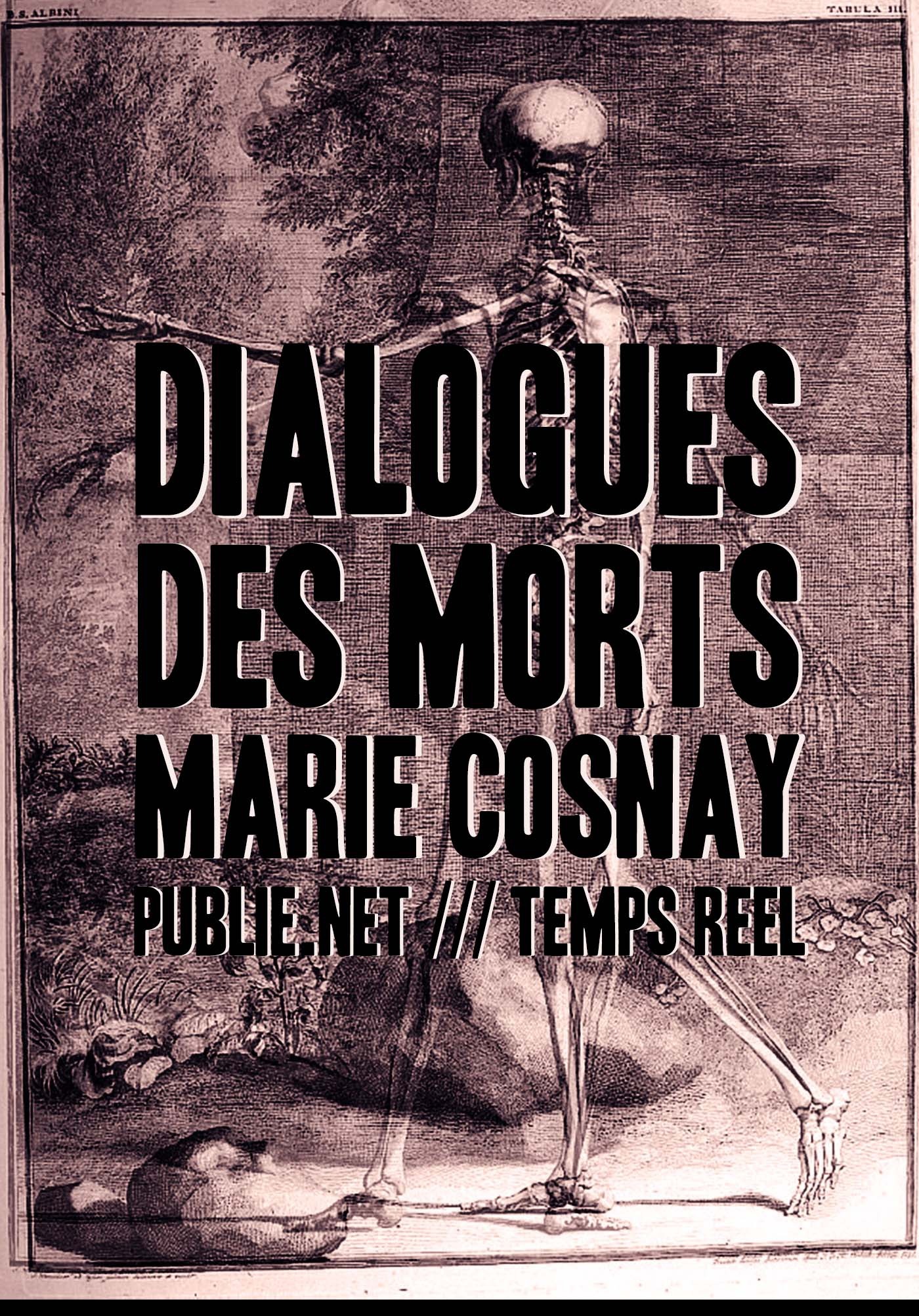ebook cover of Dialogues des morts, by Marie Cosnay