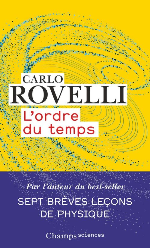 ebook cover of L'ordre du temps, by Carlo Rovelli