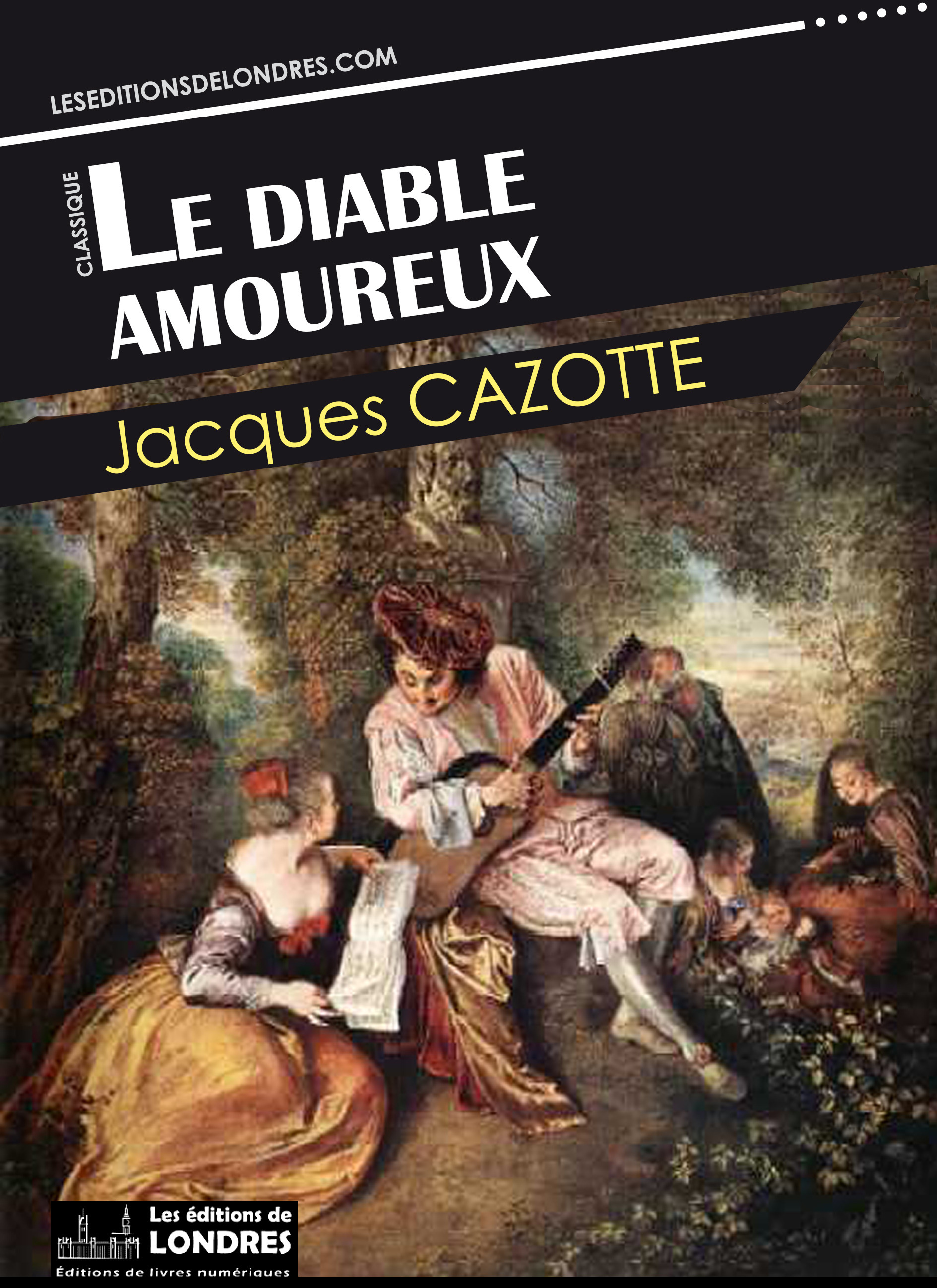 ebook cover of Le diable amoureux, by Jacques Cazotte