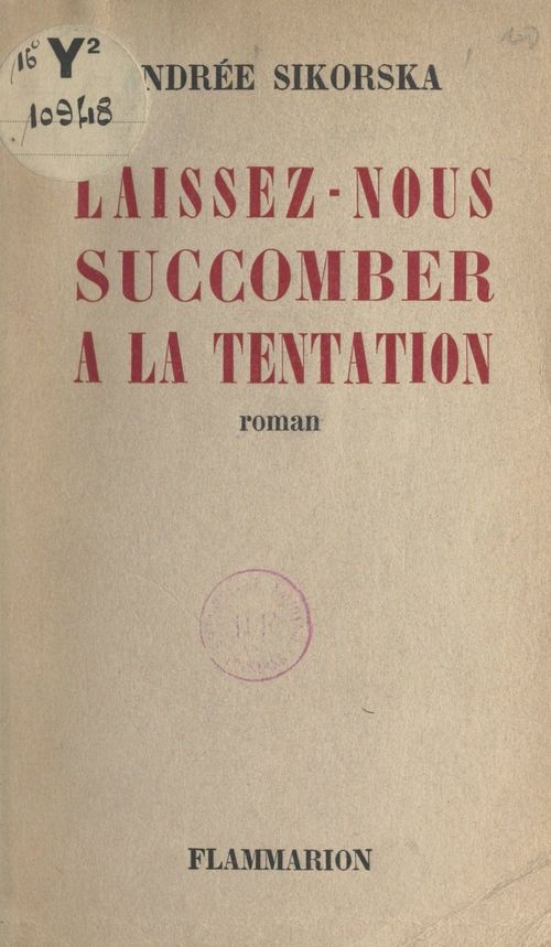 Couverture ebook de Laissez-nous succomber à la tentation, de Andree Sikorska