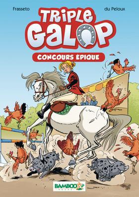 ebook cover of Triple Galop Bamboo Poche T03, by Benoît Du Peloux, Christine Frasseto