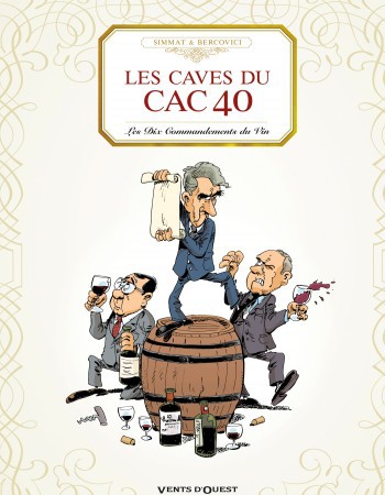 Couverture ebook de Les Caves du CAC 40, de Benoist Simmat, Philippe Bercovici