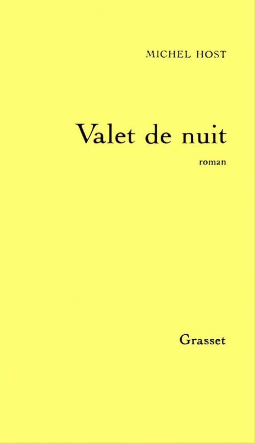 Couverture ebook de Valet de nuit, de Michel Host