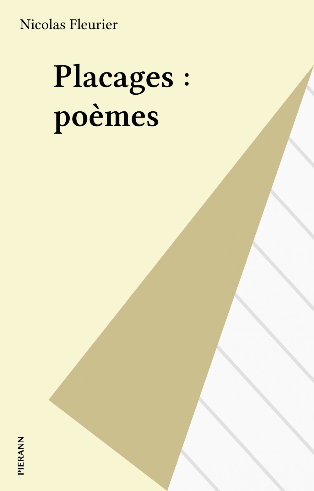 Couverture ebook de Placages : poèmes, de Nicolas Fleurier