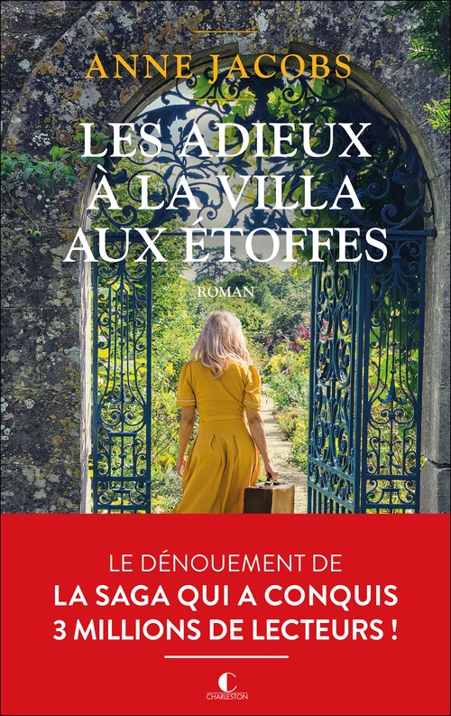 ebook cover of Les adieux à la villa aux étoffes, by Anne Jacobs