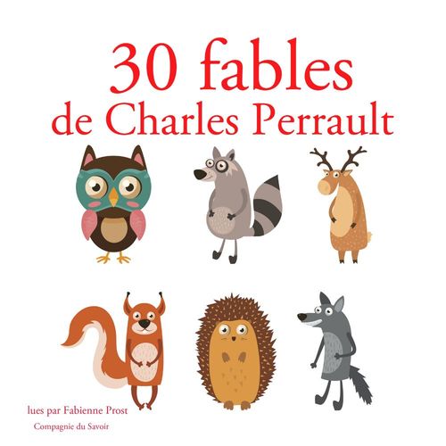 Couverture audiobook de 30 fables de Charles Perrault, de Charles Perrault