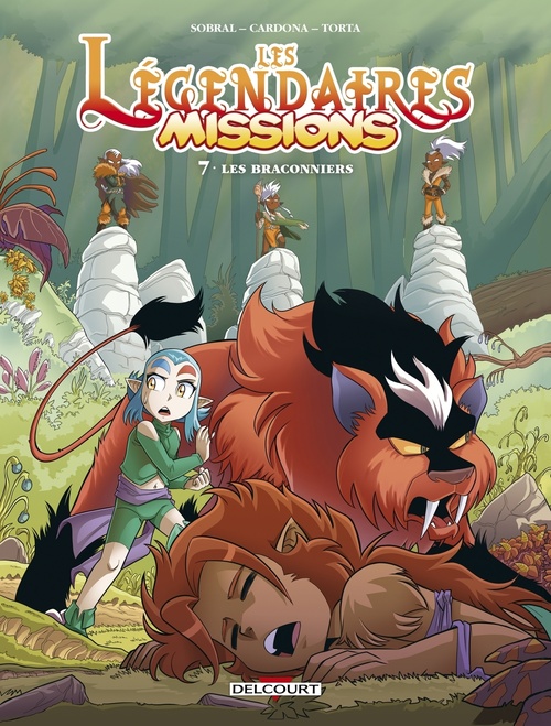 ebook cover of Les Légendaires - Missions T07 - Les braconniers, by Patrick Sobral