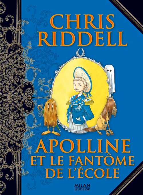 Couverture ebook de Apolline et le fantôme de l'école, de Chris Riddell