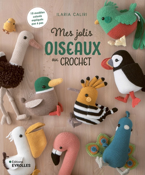 Couverture ebook de Mes jolis oiseaux au crochet, de Ilaria Caliri