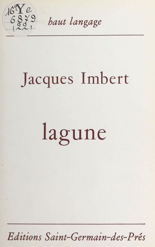 Couverture ebook de Lagune, de Jacques Imbert
