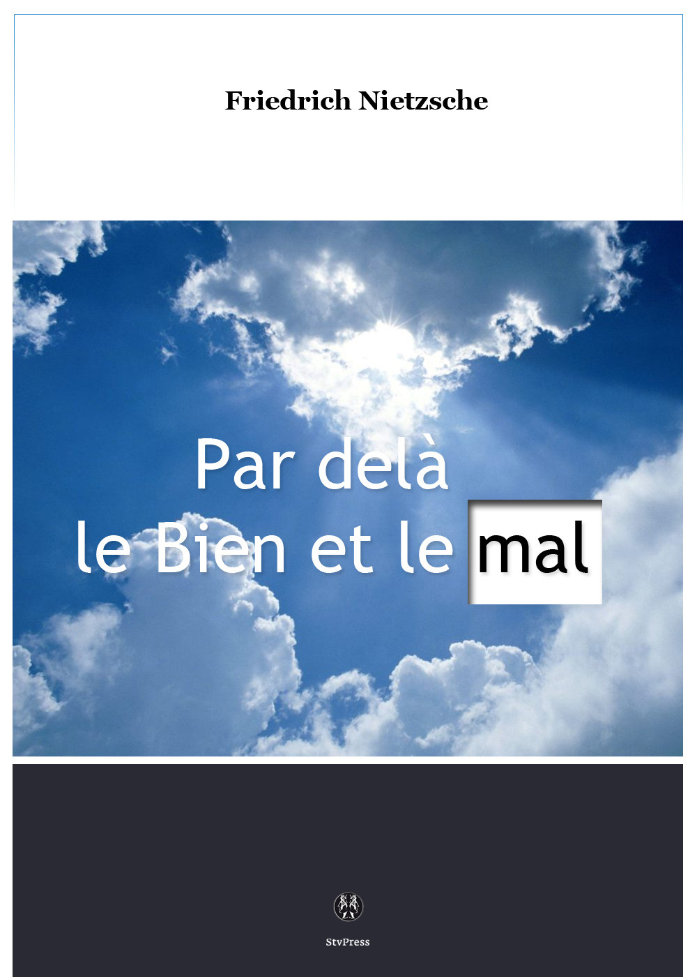 ebook cover of Par delà le bien et le mal, by Friedrich Nietzsche