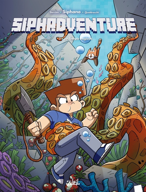 ebook cover of Siphadventure T03 - Le Temple englouti, by Jean-Christophe Derrien