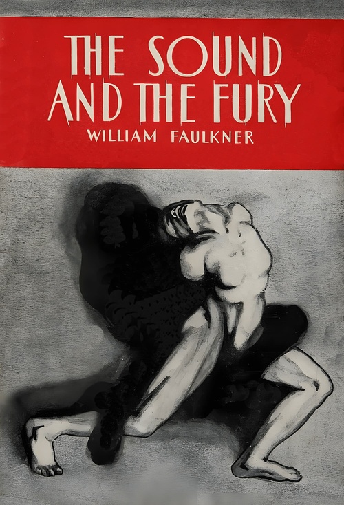 ebook cover of The Sound and the Fury, by William Faulkner