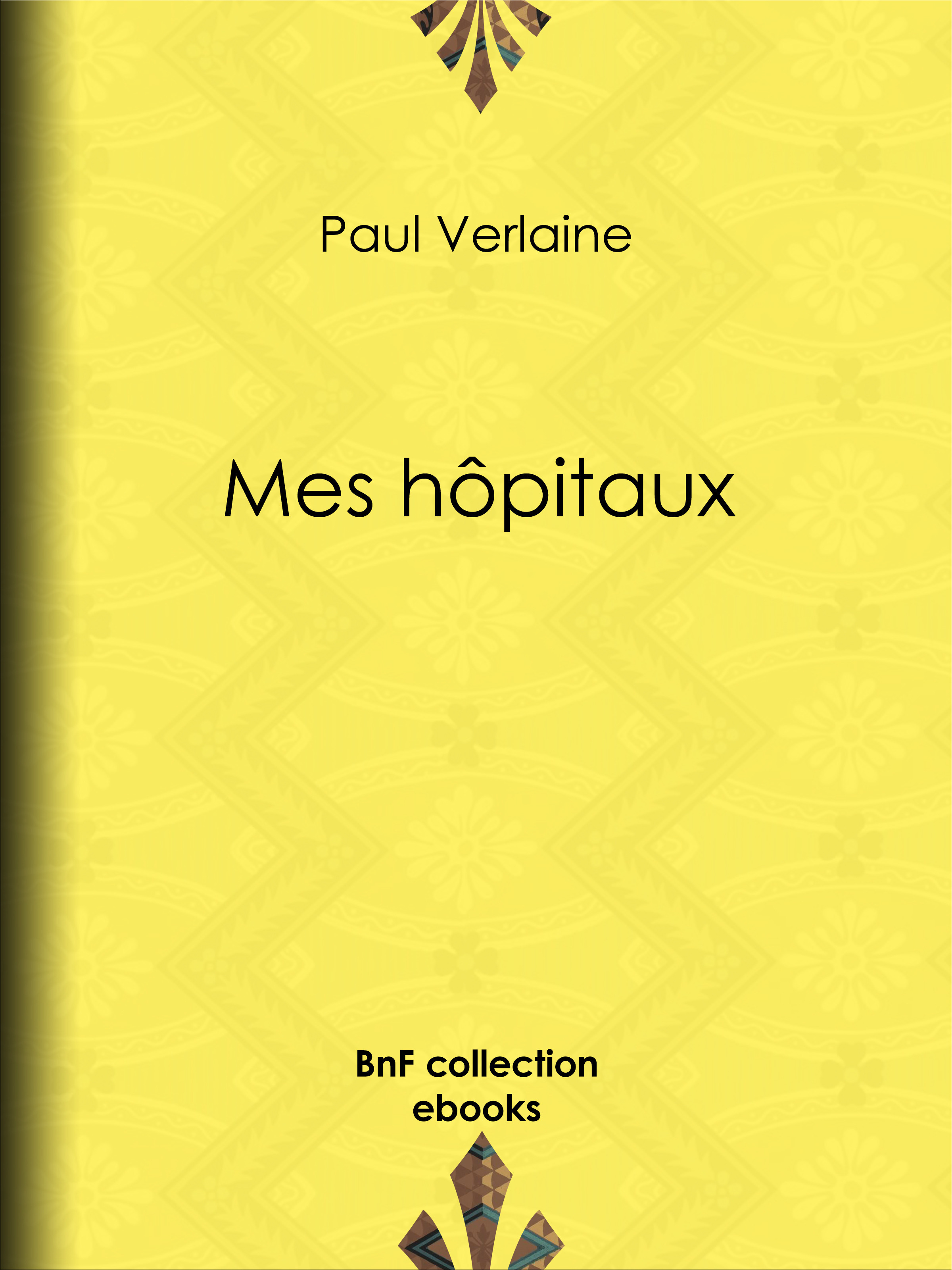 Couverture ebook de Mes hôpitaux, de Paul Verlaine