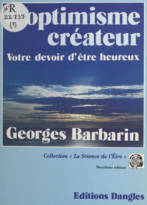 Couverture ebook de L'optimisme créateur : votre devoir d'être heureux, de