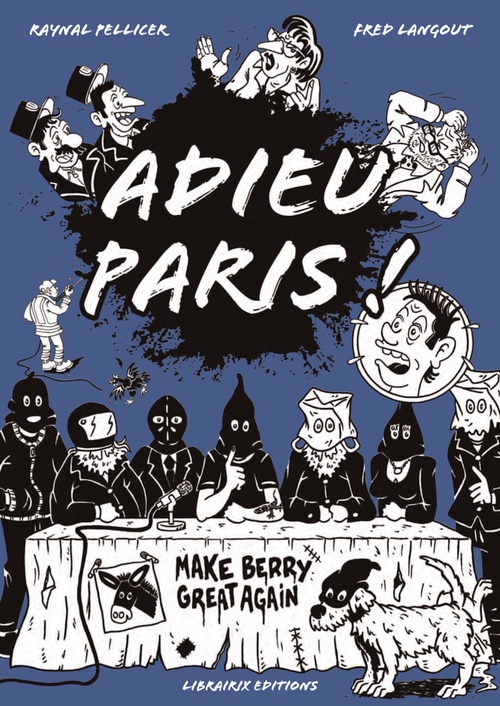 ebook cover of Adieu Paris, by Raynal Pellicer, Frèd Langout