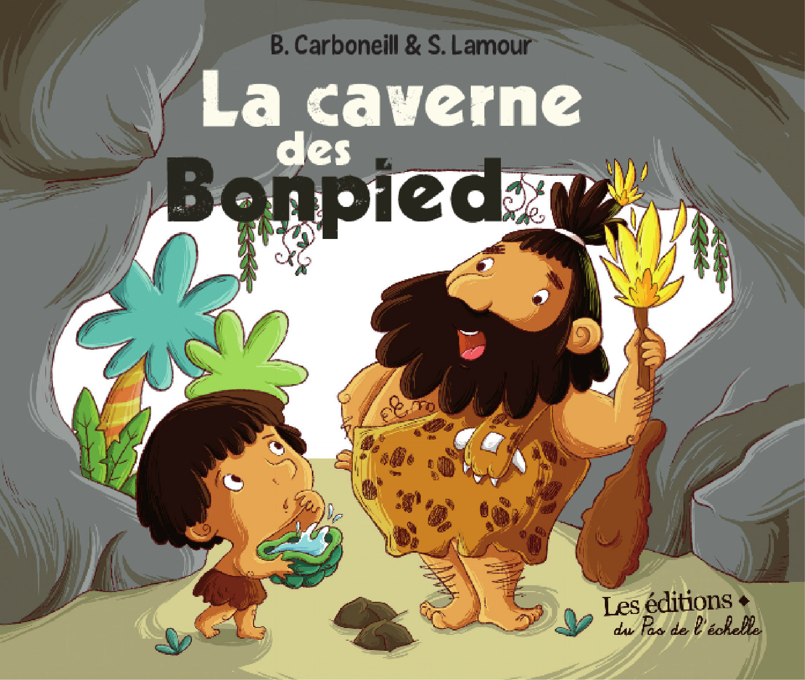 Couverture ebook de La caverne des Bonpieds, de Bénédicte Carboneill, S Lamour