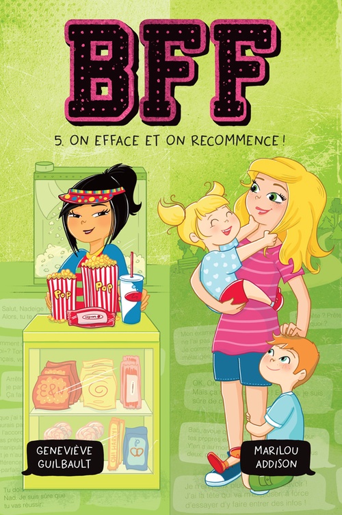 Couverture ebook de BFF - On efface et on recommence!, de Genevieve Guilbault, Marilou Addison