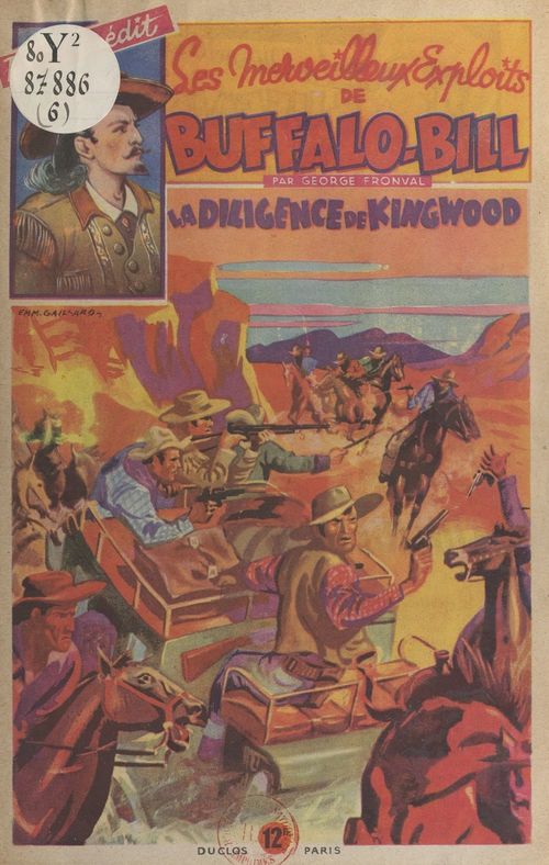 Couverture ebook de La diligence de Kingwood, de George Fronval