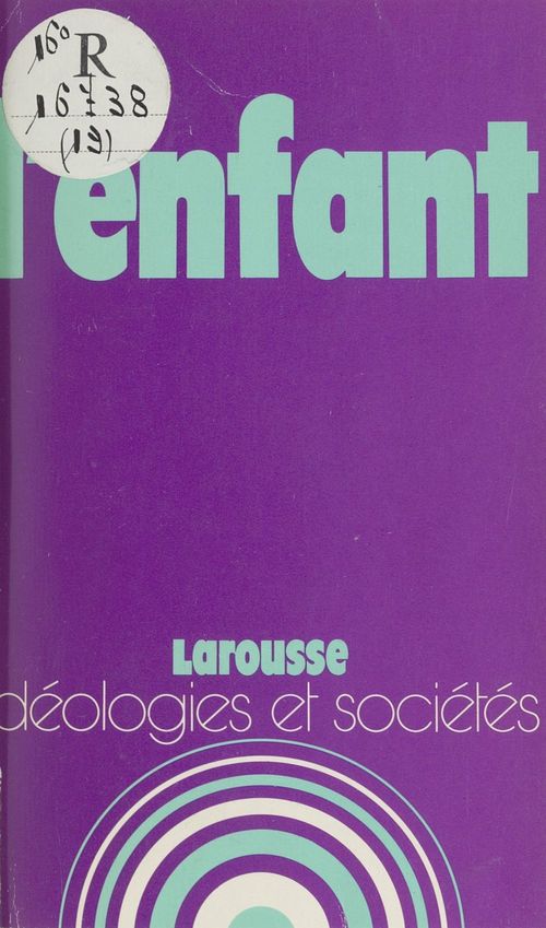 ebook cover of L'enfant, by Marie-Ange Monsellier