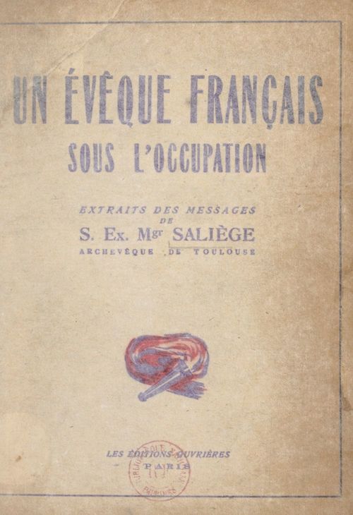 ebook cover of Un évêque français sous l'Occupation, by Jules-Geraud Saliege