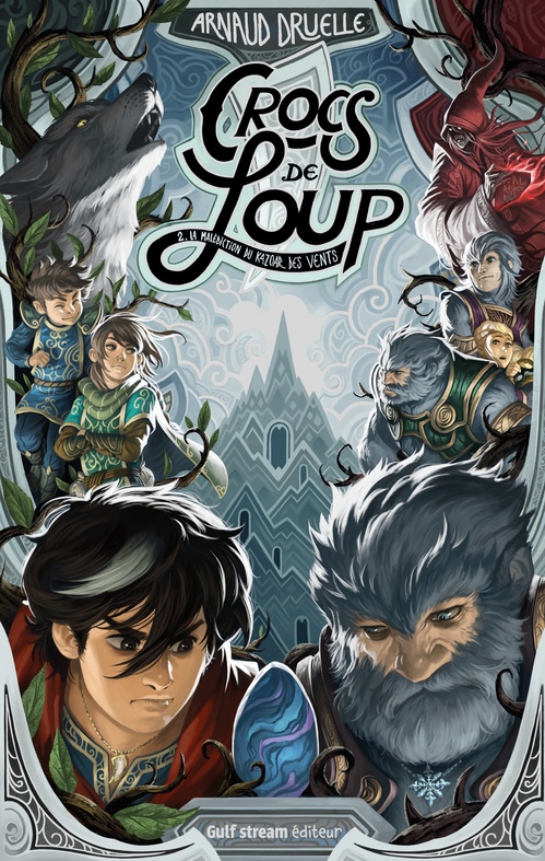 ebook cover of Crocs de loup - Tome 2 La Malédiction du Kazoar des vents, by Arnaud Druelle