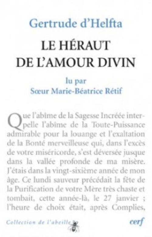 Couverture ebook de GERTRUDE D'HELFTA : « LE HÉRAUT DE L'AMOUR DIVIN », de Gertrude d' Helfta, Marie-beatrice Rétif