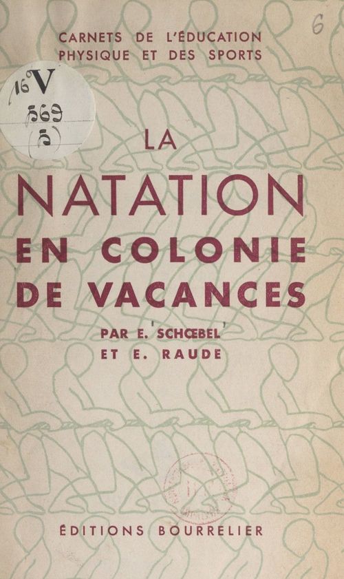 ebook cover of La natation en colonie de vacances, by Emile Schoebel, Eugene Raude